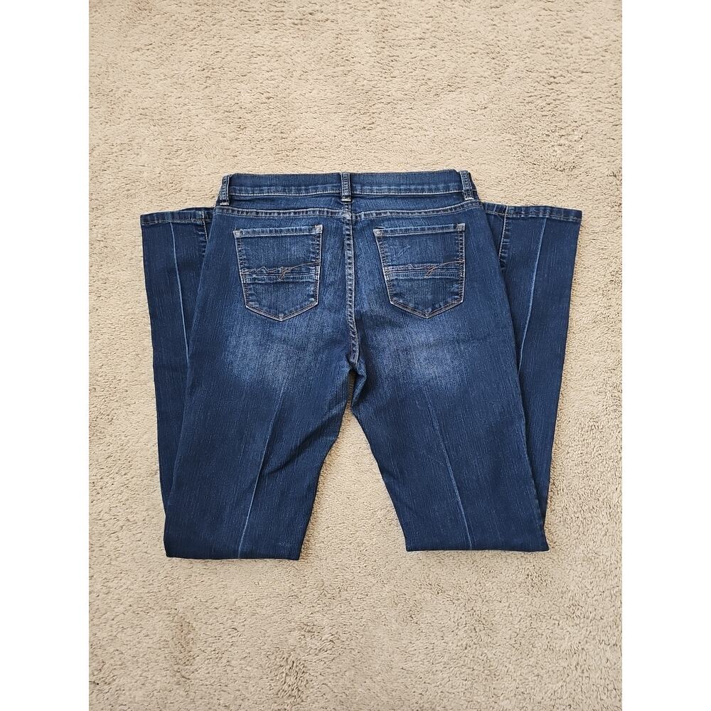 SOHO NEW YORK & COMPANY SKINNY BLUE JEANS DENIM SIZE 6 Average Dark Wash
